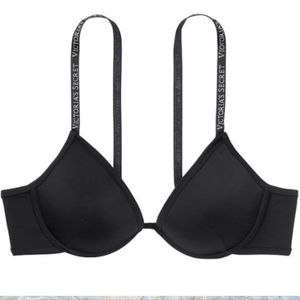 VICTORIA SECRET Malibu Fabulous Logo Strap Push-Up Top 36DD